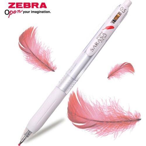 ZEBRA Gel Pen Red Feather Limited Edition JJ99 Student Exam Pen 0.5 Mm Rubber Pen Holder