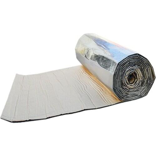25x50cm 10mm Car Soundproofing Deadening Mat Heat Sound Insulation Cotton Firewall Auto Hood Door Deadener Foam