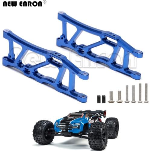 1pair AR330249 Alloy Rear Lower Suspension Arms Swing Arm For RC Car Parts 1/8 ARRMA 6S Series Kraton Outcast Talion Notorious