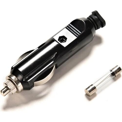 1Pcs Hot Sale 12V 24V 180W Car Cigarette Lighter Socket Plug Adapter Charger+15A Fuse Connector