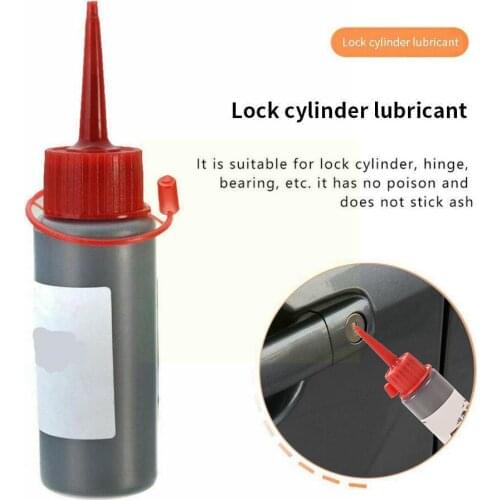 60ml Graphite Lubricant For Car Gate Engine Cover Nano Powder Locksmith Security Graphite Tool Door Lock Core Gate Interior R2S2