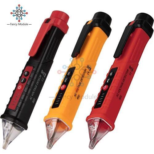 Diymore AC Voltage Detector Adjustable Sensitivity Non-Contact Induction Electric Pen AC 12V-1000V Voltage Tester
