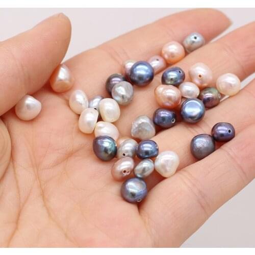 20pcs/lot Natural Freshwater Pearl Beads Irregular Pearls Loose Beads for DIY Elegant Necklace Bracelet Jewelry Making Findings