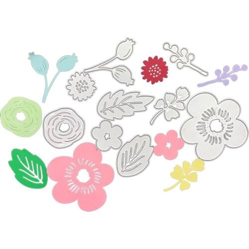 Julyarts Flowers Suit Dies 2021 Scrapbooking Dies Metal for Card Making DIY Scrapbooking Cardstock Die Cut Stencils