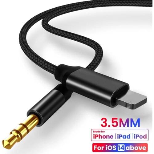 For iPhone 8 Pin 3.5Mm Headphone Jack Audio Kabel Adapter For Iphone 11 Pro Max Xs Xr X Aux Splitter Wire Converter Accessoires