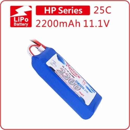 Redzone lipo 25C 2200mAh 11.1V XT60 Plug fixed-wing model airplane battery DIY RC Glider lithium battery
