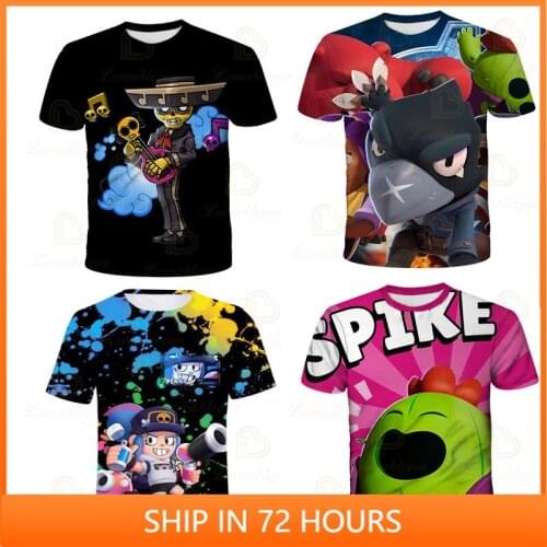 Colt Nita EMZ and Star, Shoot Childrens Crow Shoot Game 3D T-shirt Baby Clothing Shirts Women Kids Leon Tops 2021 Boys Girls