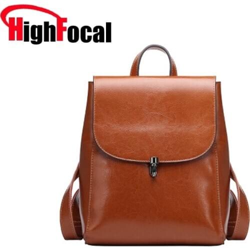 Женские коричневые рюкзаки HIGHFOCAL China At AliExpress