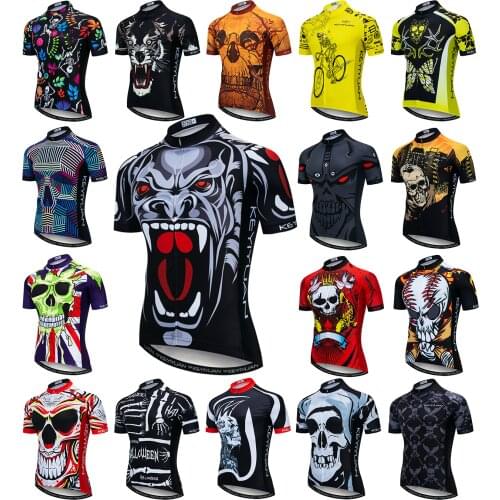 KEYIYUAN Summer Mens Short Sleeve Cycling Jersey Triathlon Shirt Tops Polyester Maillot Velo Camisetas Ciclismo MTB Manga Corta