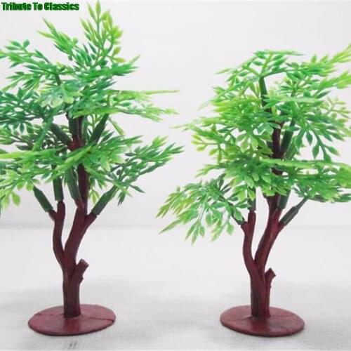 1pc Dollhouse Miniature Scale Model Tree Dollhouse Scenery Layout Landscape Model Trees Landscaping Railway And War Game Layouts