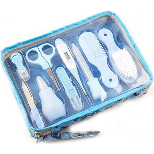 Baby Grooming Set Baby Healthcare Kit Newborn Essential Daily Care for Infant Manicure Set for Baby Health Care Product 9Pcs/Set