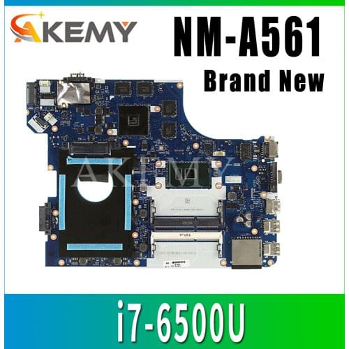 Original Laptop For Lenovo ThinkPad E560 Motherboard Mainboard i7-6500U,WIN NM-A561 01AW112