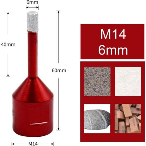Saw Drill Bit CutStone Porcelain Tile Glass 6-68mm M14 Core Useful Durable