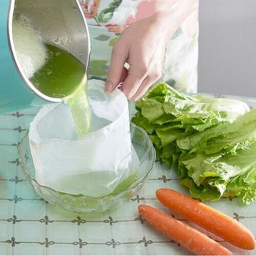 1Pcs Fine Nylon Mesh Food Strainer & Cheese Maker Reusable Commercial Food Grade Coffee & Tea Filter Nut Milk Bag