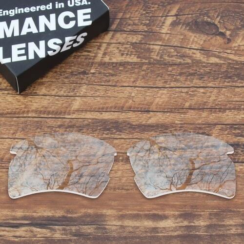 ToughAsNails Resist Seawater Corrosion Polarized Replacement Lenses for Oakley Flak 2.0 XL Sunglasses Clear Color (Lens Only)