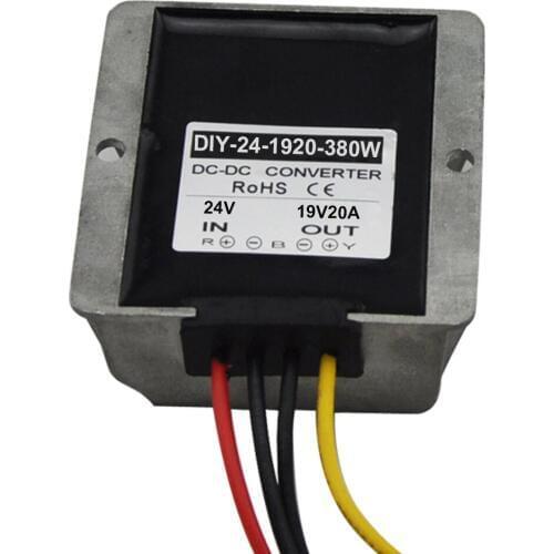 24V36V(21V-40V) To 19V 20A 380W DC DC Buck Power Converter For Car Laptop Power Step Down Module Voltage Regulator Waterproof