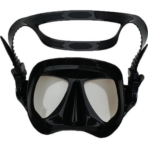 Professional Scuba Diving Mask Wear Resistant Underwater Swimming Snorkeling Glasses & Adjustable Strap Fit for Men Women