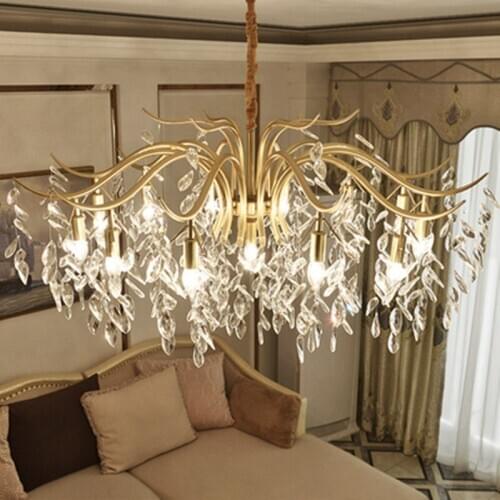 Nordic Industry Retro Pendant Crystal Iron ball Shape Lamp E14 Vintage Loft American Country Art Lamp Hanging Light Living Room