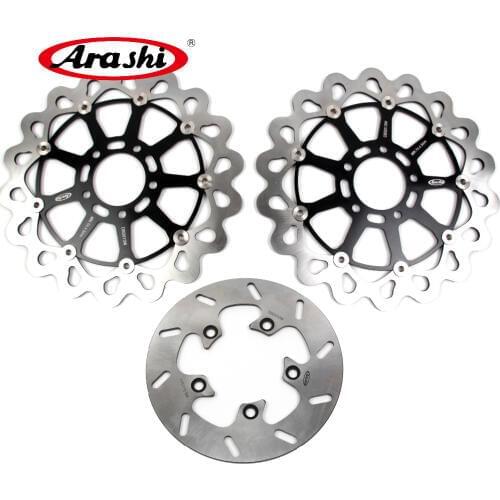Arashi 1 Set For SUZUKI GSX R 750 1996-2003 CNC Front Rear Brake Disc Rotors GSXR750 GSX-R GSX750R 96 97 98 99 00 01 02 03