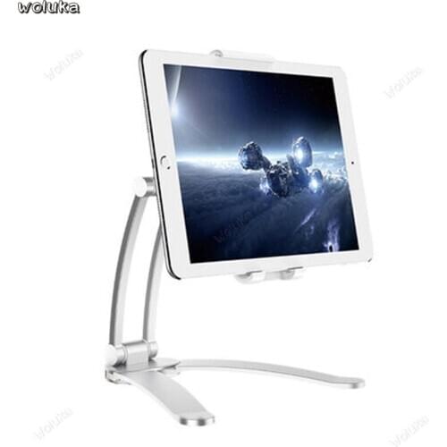 Metal aluminum alloy large screen mobile phone shelf tablet desktop telescopic bracket paste wall support wall bracket CD50 Q04