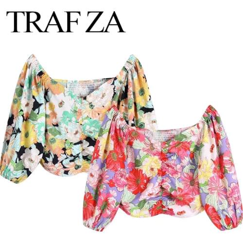 TRAFZA Women's Short T-shirts