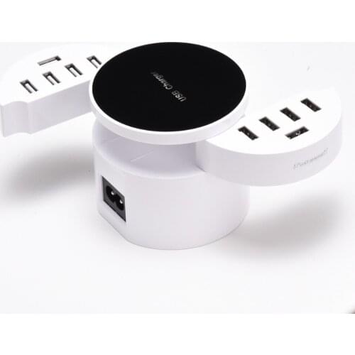 Bakewell 10-Port USB Charger Desktop Charger Charging Station For iPhone Samsung iPad HTC, LG, Huawei,US plug