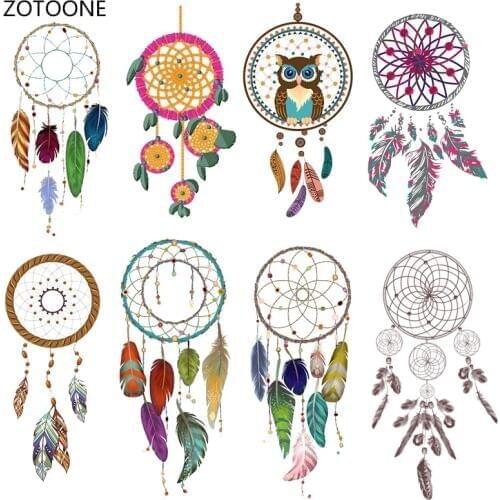 ZOTOONE Wind Chimes Stripes Iron on Transfer Patches on Clothing Diy Patch Heat Transfer for Clothes Decoration Stickers Gift G