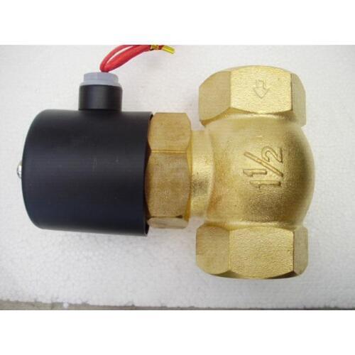 1.5'' 1-1/2 2L300-40 2Way NC Hi-Temp Brass Steam Solenoid Valve PTFE 110V 220V 12V 24V