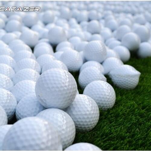10 Pieces Outdoor Golf Game Golf Ball Marker42.6mm Diameter Double-layer Ball Indoor Outdoor Practice Training Aids