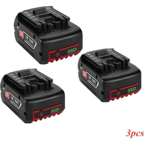 18V 10.0Ah for Bosch Electric Drill 18V 10000 mAh Li-ion Battery BAT609, BAT609G, BAT618, BAT618G, BAT614, 2607336236 charger