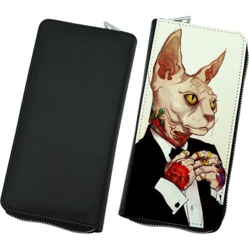 2pcs/lot Blank Sublimation Leather Wallet Purse Woman for Hot transfer Printing Leather Case Blank consumables DIY