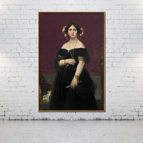 Artcozy Oil Canvas Painting jean auguste dominique ingres figure paintings For Home Decoration Wall Art