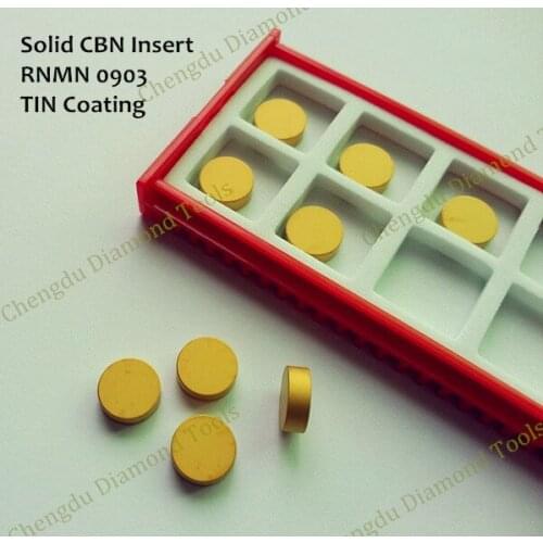 Free shipping cost RNMN0903 CBN insert TIN gold coating