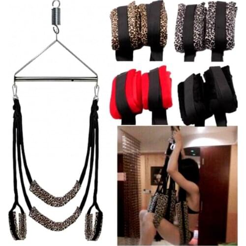 Bondage Restraint Swing Thigh Locking Wrist Cuffs Belt Harness Erotic Games BDSM Sex Bondage Set Couples Sex Toy Sex Games