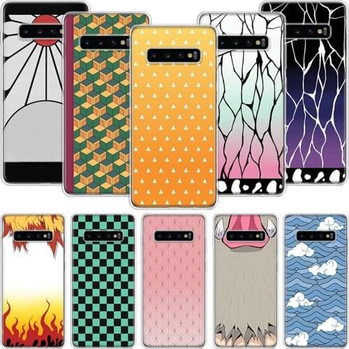 Demon Slayer Fashion Style Phone Case For Samsung Galaxy S10 S20 S21 S9 S8 S7 Note 10 20 9 8 FE J4 J6 Ultra Plus Lite Pro + Edge