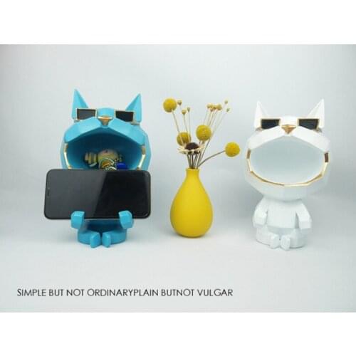 Home Decor,3D Miniature Figurine,Cool Cat,Table Decoration,Storage Box,Art Sculpture,Modern Living Room,Desk Decorations,Statue