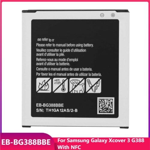 Original Phone Battery EB-BG388BBE For Samsung Galaxy Xcover 3 G388 With NFC Replacement Rechargable Batteries 2200mAh