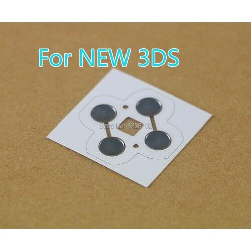 1pcs for New 3DS Console Cross Key ABXY Button Conducting Strip for Nintend New 3DS ABXY Cross Buttons Film Metal Patch
