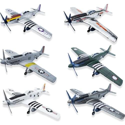 Realistic Aircraft Model DIY Kits Miniature Fighter for Boy Gift Easy Assembly Model Kits Random Color Delivery G2AE
