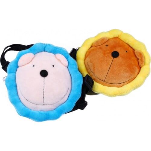Dog Adjustable Cute Bear Small Outdoor Party Carry Items Cartoon Animal Pattern School Bag Teddy Backpack With Traction Leash