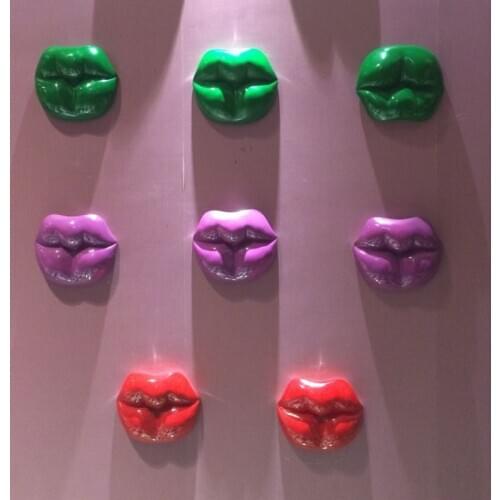 Resin Lips Wall Decoration Crafts Home Decor Trends Three-dimensional Wall Hanging Decoration