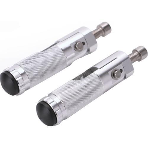 Universal Motorcycle Motor Bike Rear Pedal Board Folding Footrests Footpegs Foot Rests Pegs