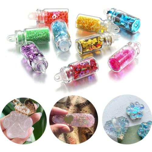 1 Set 12/24/48 Colors Flash Glitter Sequin Powder DIY Silicone Epoxy Resin Filler Nail Art Decorations For DIY Jewelry Making