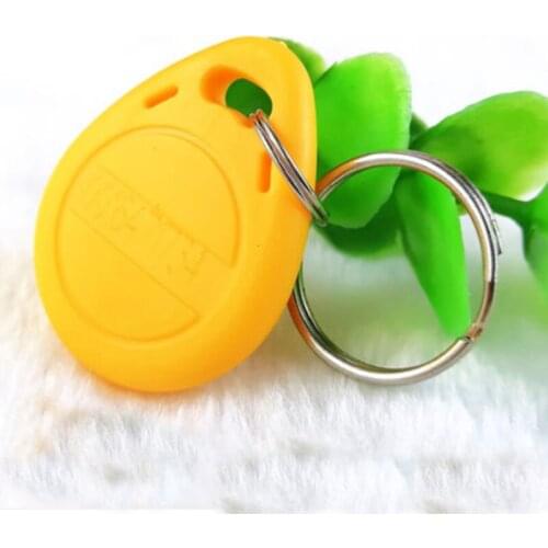 KinJoin 10Pcs 125khz ID Badge Keyfob RFID Tag Tags llavero Porta Chave Card Sticker Key Fob Token Ring Proximity Chip