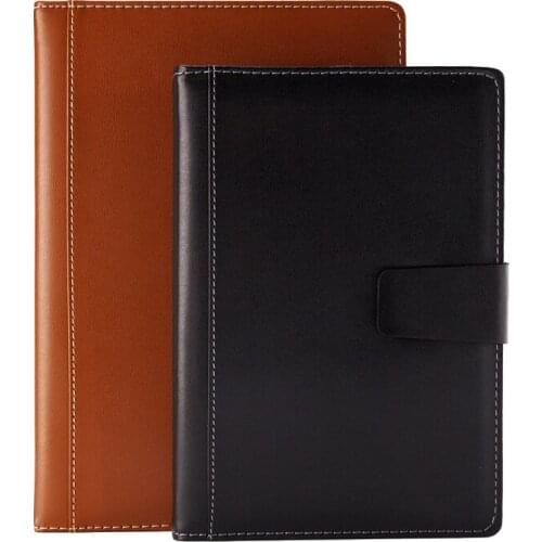 Office Accessories A5 B5 Journal Notebooks Time Management Planner Hasp PU Leather School Office Supplies Sketch Books