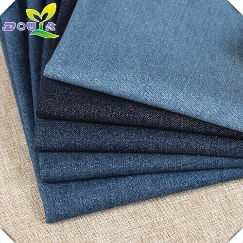 Spot supply multicolor jeans cotton fabric washing denim jacket fabric wholesale