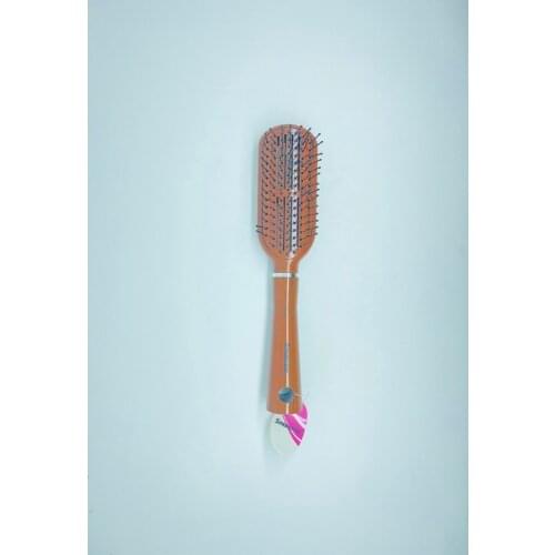 Wooden Rectangular Hole Hair Brush Comb