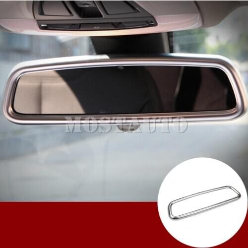 For Jaguar XF X260 Interior Rearview Mirror Frame Cover Trim 2016-2018 1pcs Car Accessories Interior Car Decor Car Trim