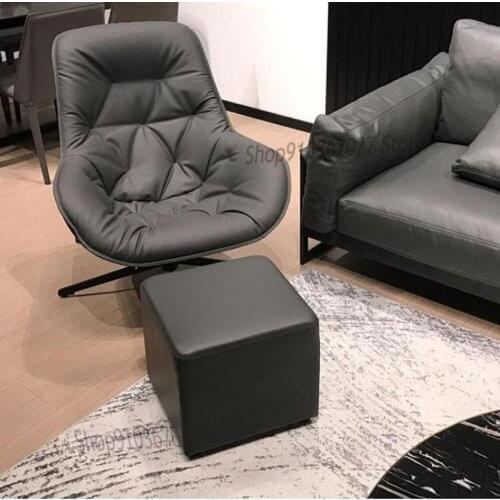 Living Room Sofa Stool Leather Stool Soft Sitting Square Foot Pidun Coffee Table Stool Light Luxury Shoe Replacement Stool