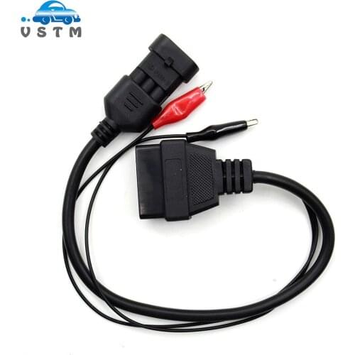 For FIAT for Lancia for Alfa Romeo 3 Pin 3Pin Male to OBD OBD2 OBDII DLC 16 Pin 16Pin Female Car Diagnostic Tool